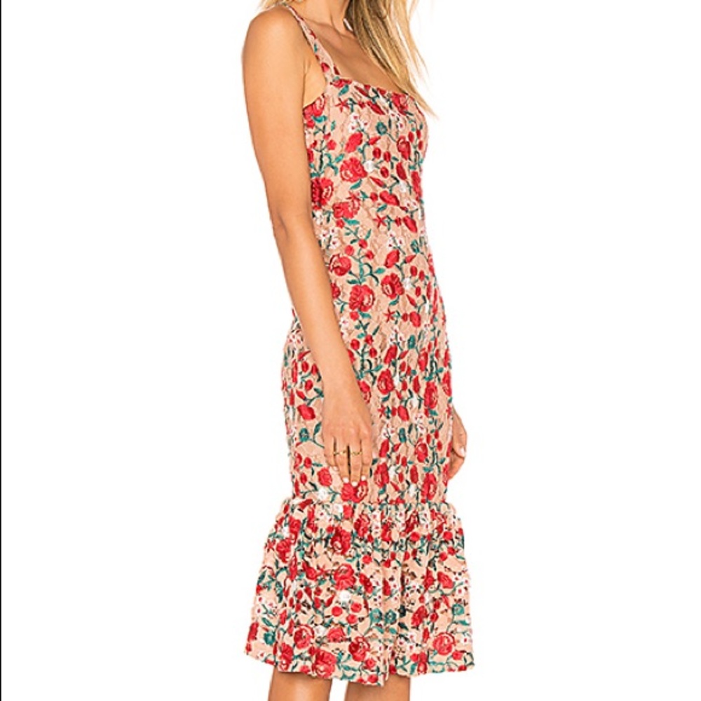 Lovers and friends under the stars midi dress